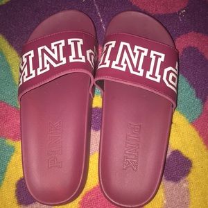 PINK slides *lightly worn*